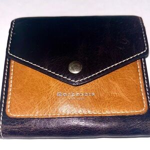 Borgasets Blue and Tan Wallet